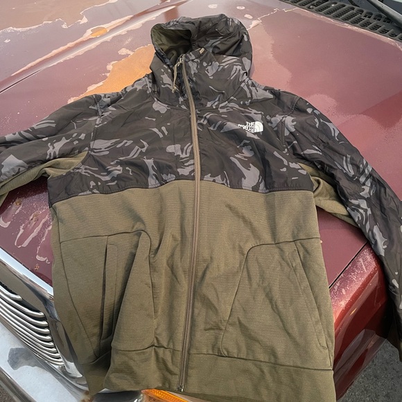 North face light weight jacket multicam black green waffle design - Picture 2 of 2